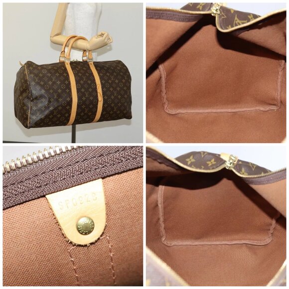 LOUIS VUITTON Monogram Keepall 55 Boston Bag - Picture 15 of 15
